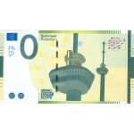 0 Euro biljet Rotterdam Euromast